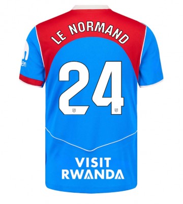 Atletico Madrid Robin Le Normand #24 Replika Tredjetrøje 2025-26 Kortærmet